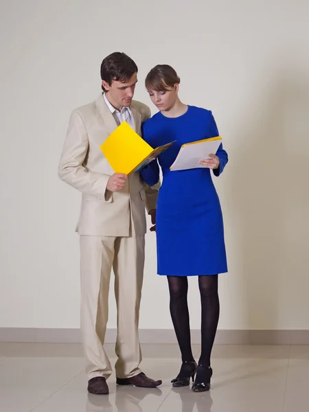 stock image Office staff to discuss an important matter