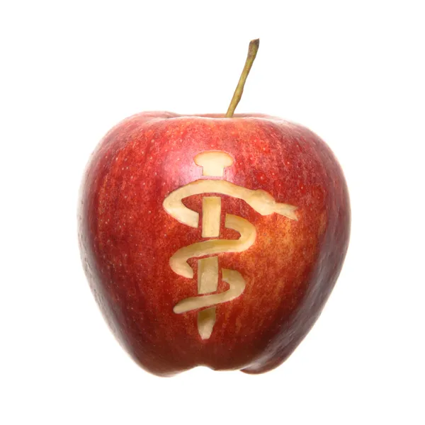 Aesculapian Apple — Stockfoto