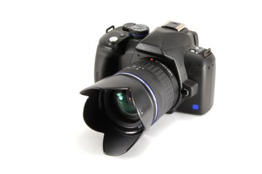 Top Right View Of dslr Camera clipart