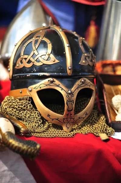 Helmet of Vikings — Stock Photo, Image