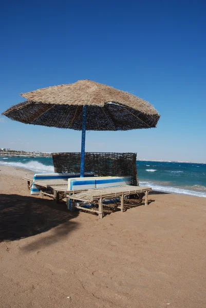 stock image Umbrella on the beach