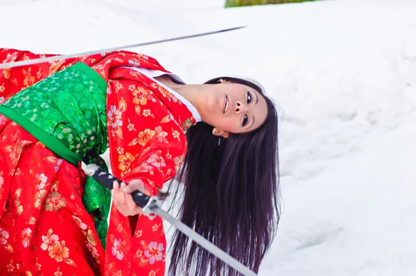 Jonge Japanse vrouw — Stockfoto