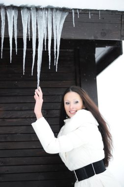 Icicles coming down clipart