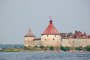 Fortress Oreshek Shlisselburg clipart