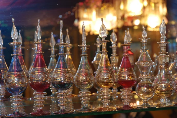 Egyptian perfume bottles — Stock Photo, Image