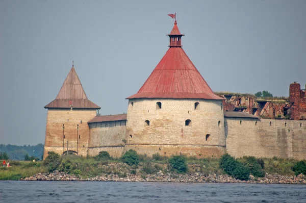 Крепость Орешек Шлиссельбург — стоковое фото