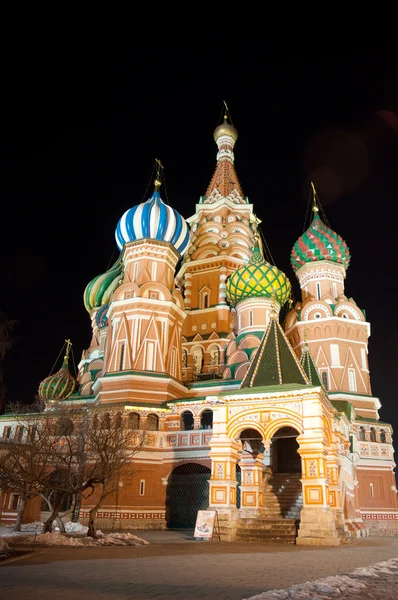 St. Basilova katedrála na Rudém náměstí — Stock fotografie