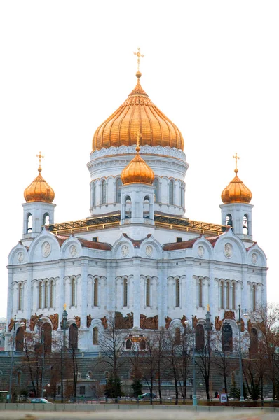В Москве. Храм "Христос - Спаситель" . — стоковое фото