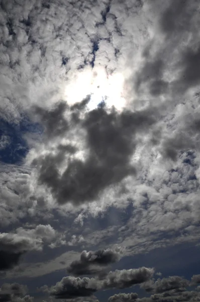 Cumulus moln formationer. — Stockfoto