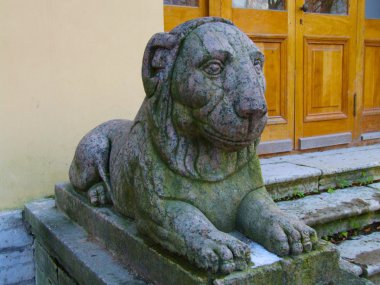 Lion sculpture clipart