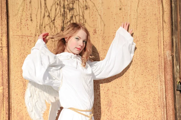 Biały anioł — Zdjęcie stockowe