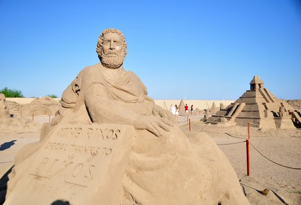 Rzeźby z piasku — Zdjęcie stockowe