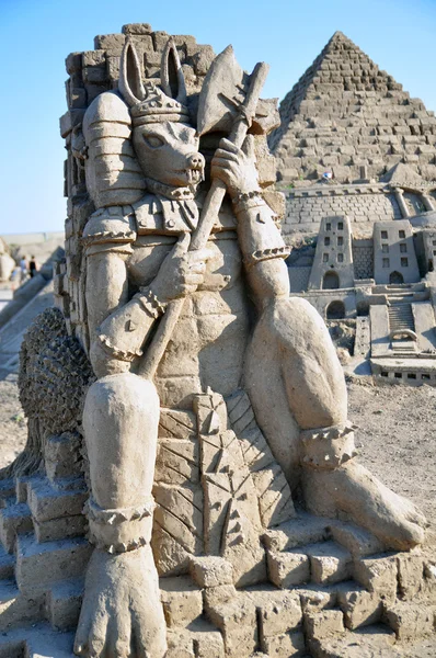 Rzeźby z piasku — Zdjęcie stockowe