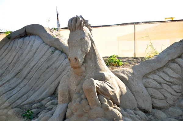 Sandy sculpture — Stock Photo, Image