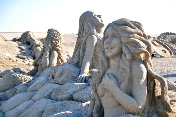 Sand sculpture — Stock Photo, Image