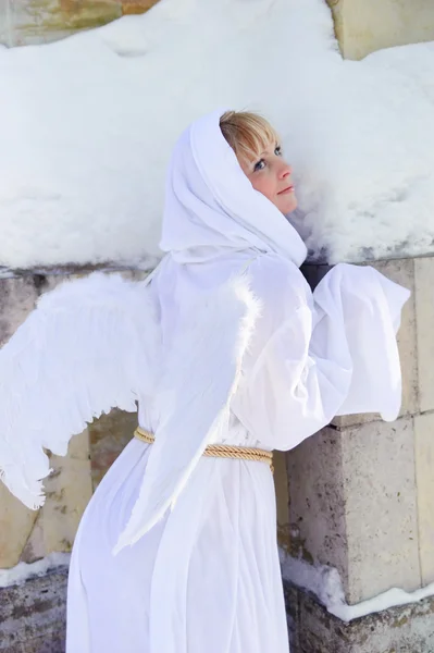 Witte engel — Stockfoto