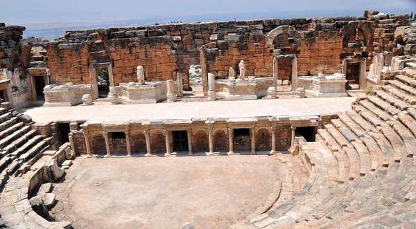 Teatr w hierapolis — Zdjęcie stockowe