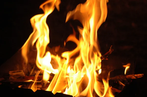 Fogo flamejante — Fotografia de Stock