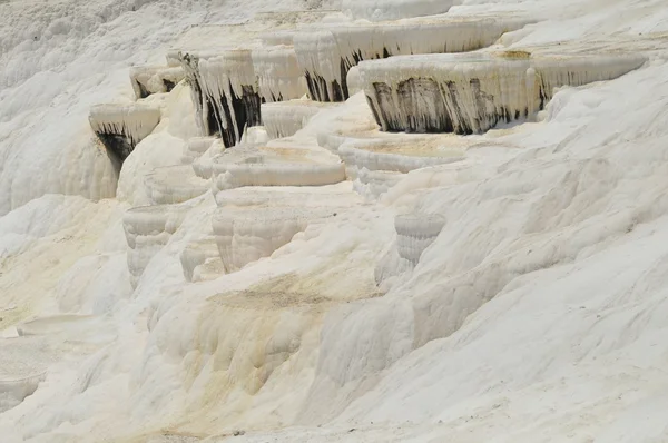 Calcium watervallen pamukkale Turkije — Stockfoto