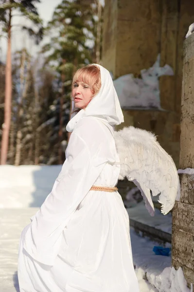 Fehér angyal — Stock Fotó