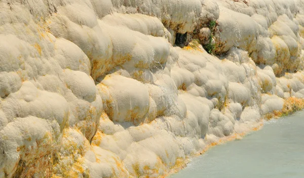 Kalzium-Wasserfälle Pamukkale Truthahn — Stockfoto