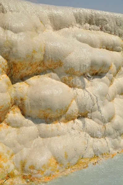 Kalcium vattenfall pamukkale Turkiet — Stockfoto