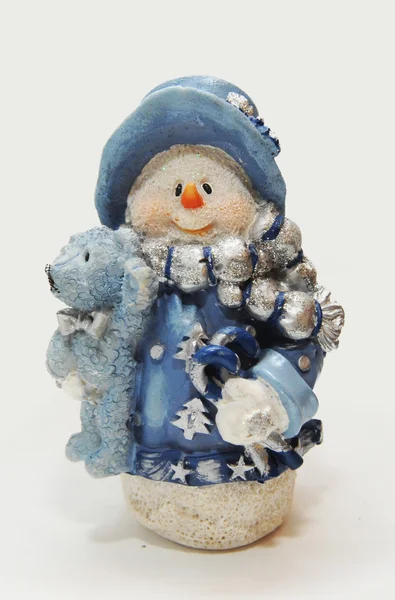 Figura muñeco de nieve — Foto de Stock