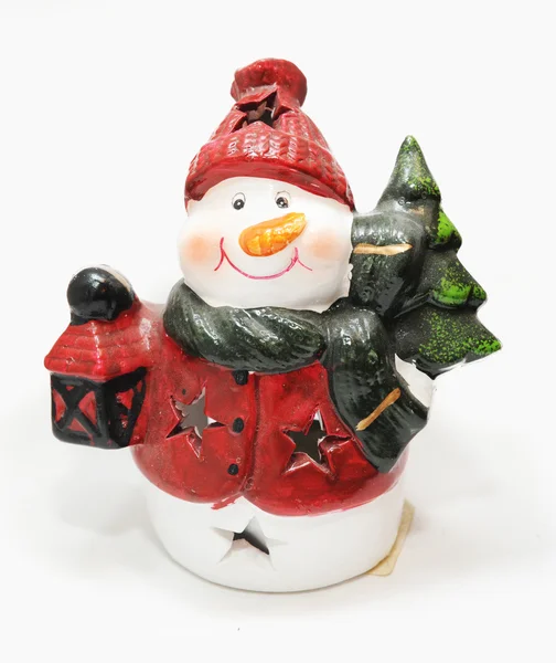Snowman Figurine — Stock Photo, Image