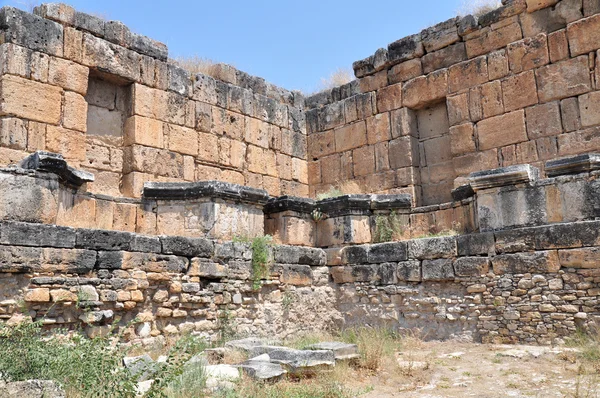 Ruinen Des Antiken Theaters Griechischen Stil Hierapolis Türkei — Stockfoto