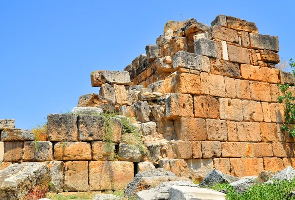 古希腊风格剧院在赫拉波利斯 土耳其的废墟 — 图库照片