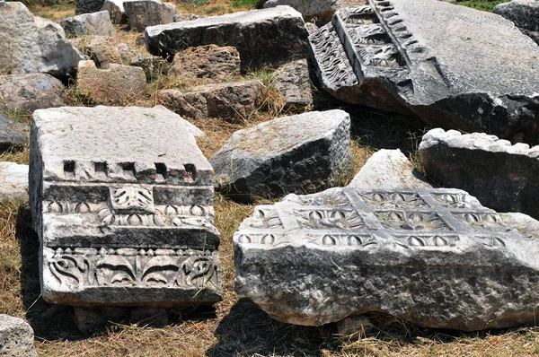 Hierápolis Ruinss Perto Pamukkale Turquia — Fotografia de Stock