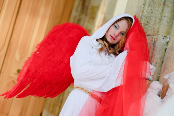 Belo jovem anjo — Fotografia de Stock