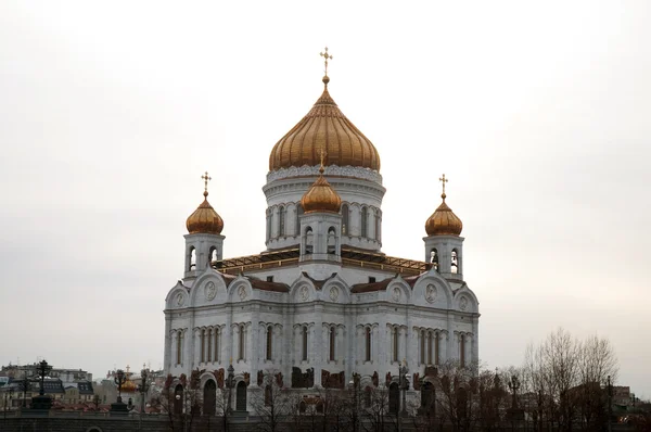 Россия Москва Храм Христа Спасителя — стоковое фото