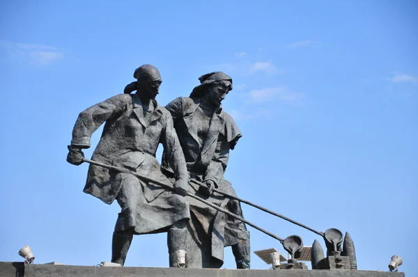 Pomnik Obrońców Blokady Leningradu — Zdjęcie stockowe