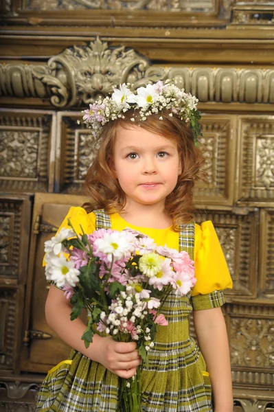 Kwiat dziewczyna — Zdjęcie stockowe