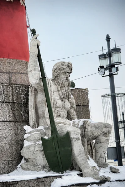 St. Petersburg rostralis oszlop — Stock Fotó