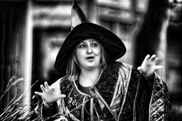 Bruxa mulher — Fotografia de Stock