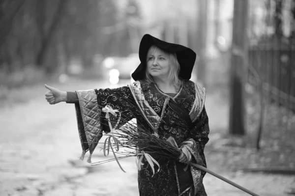 Kadın cadı — Stok fotoğraf