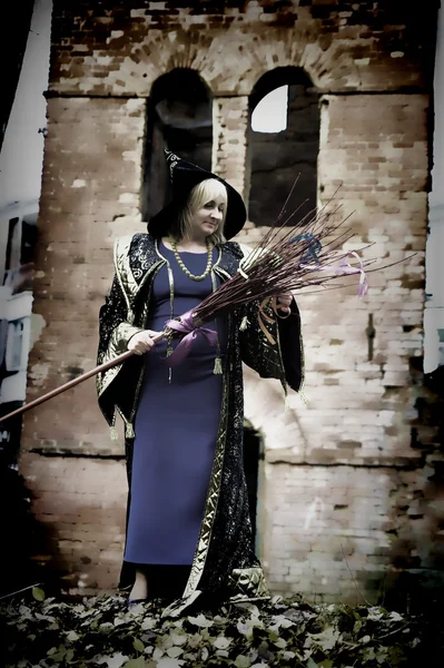 Nő boszorkány — Stock Fotó