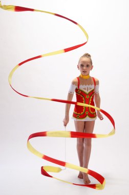 Rhythmic gymnastic clipart