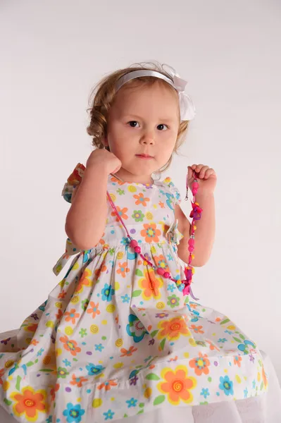 Мила маленька принцеса — стокове фото