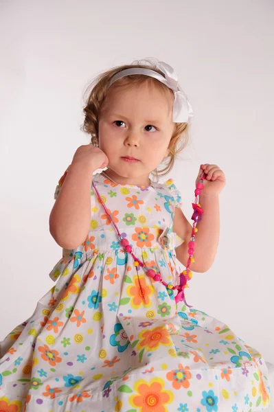 Süße kleine Prinzessin — Stockfoto