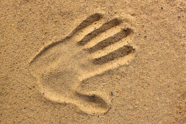 Print of a human hand — Stock Photo, Image