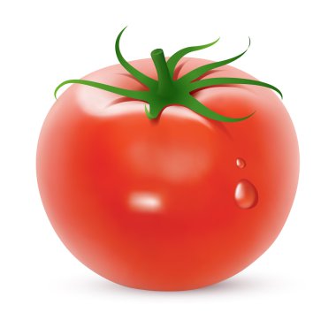Bright tomato clipart