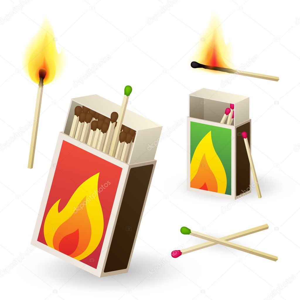 Matchboxes and matches