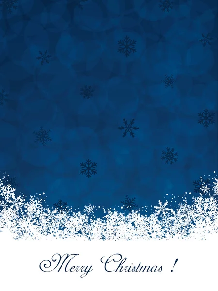 Sfondo blu di Natale — Vettoriale Stock