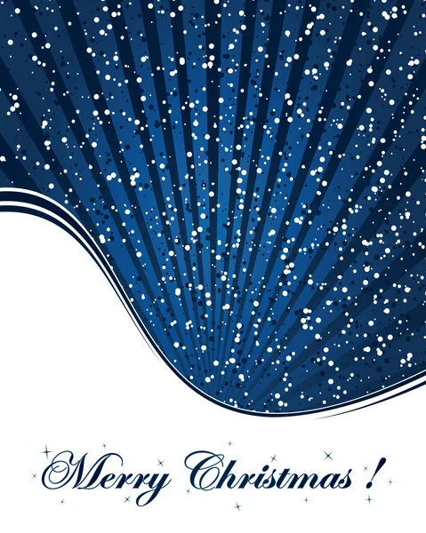 Blue Christmas background — Stock Vector