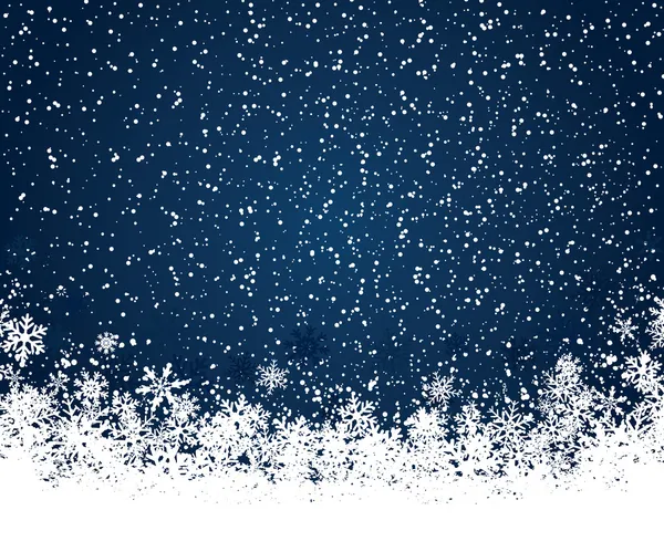 Blue Christmas background — Stock Vector