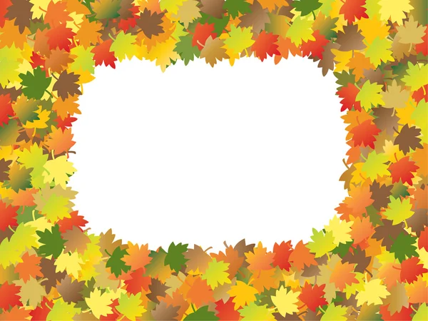 Autumn frame — Stock Vector