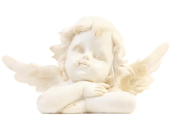 Lilla ängel statyett — Stockfoto